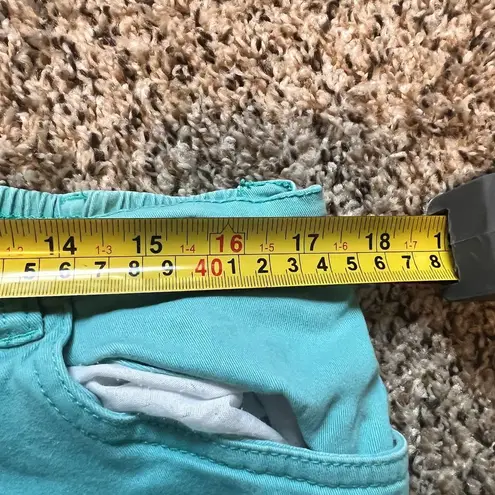 Blair Blue-Green Casual Straight Leg Pants Comfortable Elastic Waist Size 18W