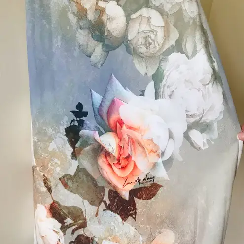 ALL SAINTS Bryony Rosalia Rose Abstract Print Slip Dress