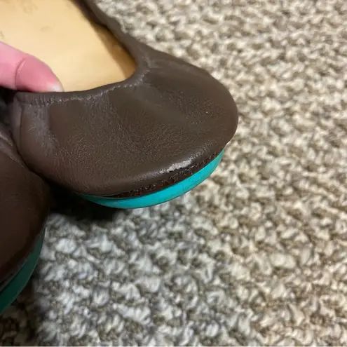 Tieks Chocolate Brown Ballet Flats- size 8