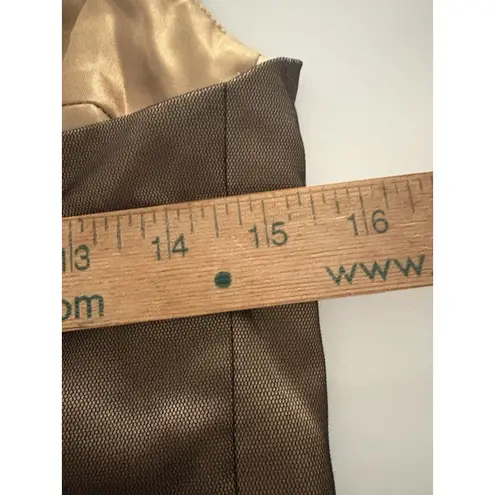 INC NWT Black Lace Gold Tank Top Corset 8 Whimsigoth Steampunk Mesh Cosplay