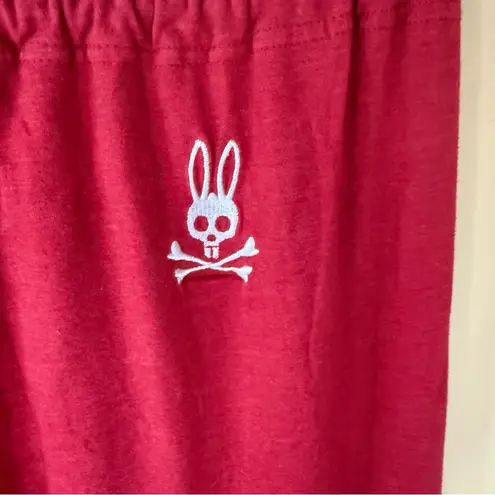 Psycho Bunny Size Small Red Pajama Pants Logo Waistband Super Comfy Soft