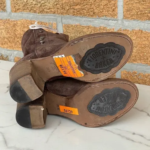 Fiorentini + Baker Beth Boot in Brown Suede 5.5