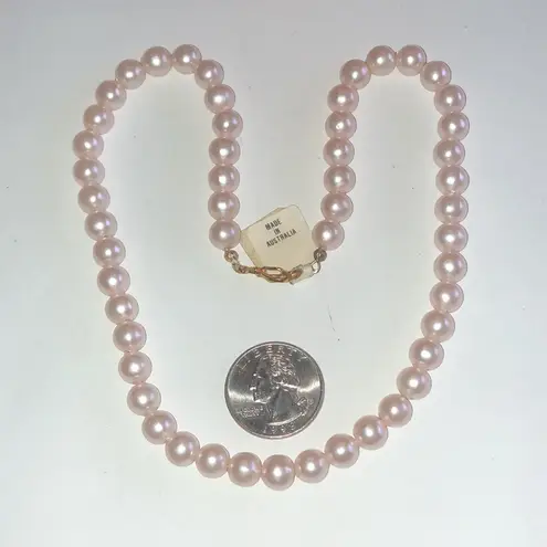 Vintage Elegant Pink Faux Pearl Classic Boho Necklace