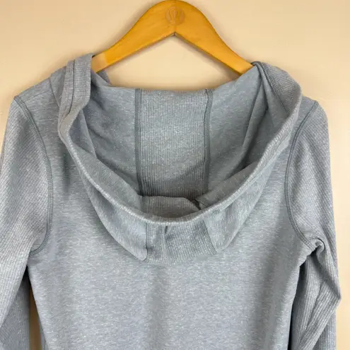 Athleta  Dress Womens Size S Gray Heathered Bliss Hoodie Sweatshirt
