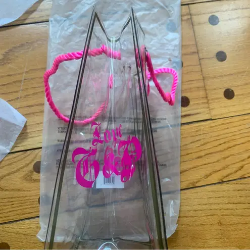  Gela Pam Viva La Juicy Couture Couture PVC Vinyl Clear Tote Bag