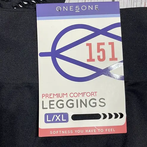 One 5 One Laser Cut Capri Leggings