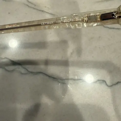 Chloé Chloe CE733S 109 Pearl/Champagne sunglasses with grey gradient lenses