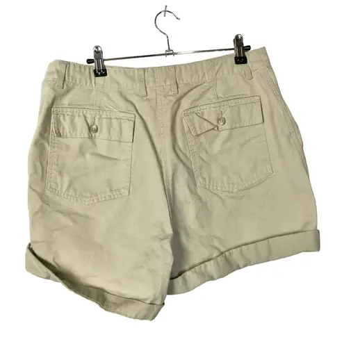 Jones New York  Sport Vintage Khaki High Rise Utility Safari Shorts 14