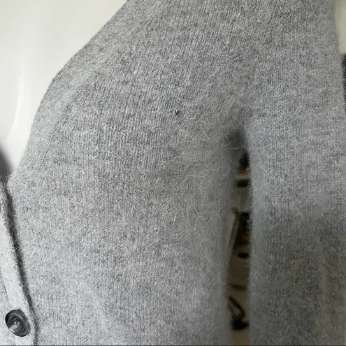 Moda International Rabbit Hair Blend Long Cardigan Sweater