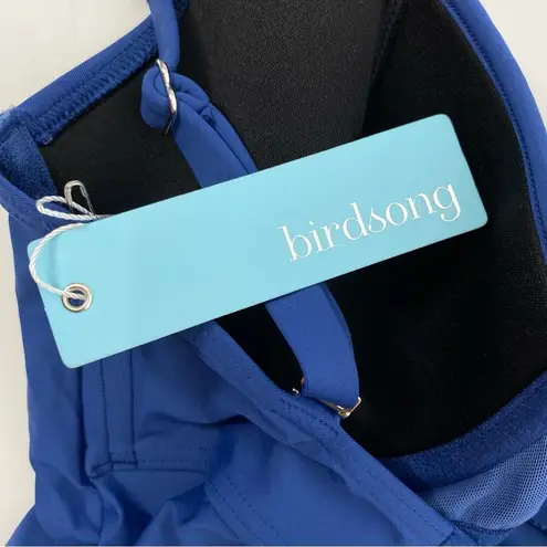 BIRDSONG BARE NECESSITIES NWT Dori Underwire Wrap Tankini Top Size 32DD Blue