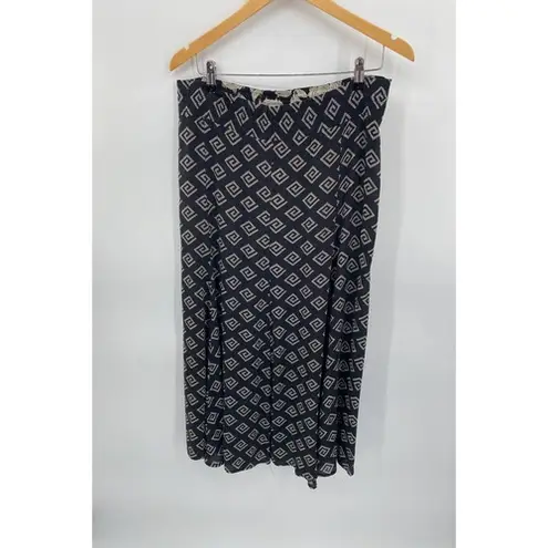 Vintage Marsha Brander for Componix Southwest Blazer Skirt Set sz 6 Acrylic Wool Black