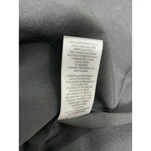 House of Harlow Womans 1960 Open Front Lined Blazer XL Black Double Breasted NWT