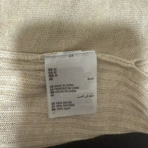 International Concept INC Long Sweater Jacket Open Front L/S Pockets Med EUC