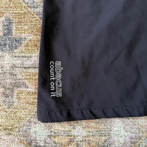 Abacus Women's Black Softshell Golf Rain Jacket Size Small Waterproof Zip Up