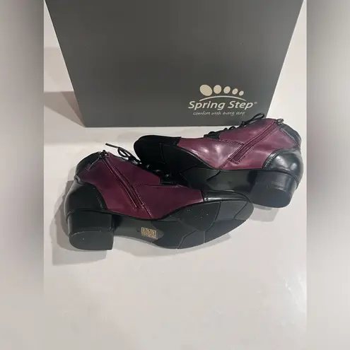 Spring Step Xiomara Bordeaux Boots Size 36 5.5-6 NIB