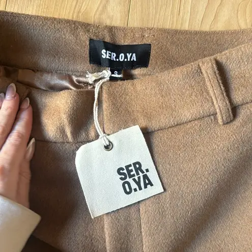 Ser.o.ya CREMELLO WOOL PANT Tan
