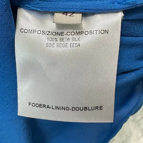 Stella McCartney Blue Silk Sleeveless Top Women's Size S