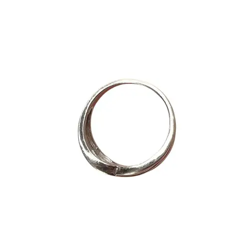 Sterling Silver Openwork Braided Twisted Knotted Wide Band Ring