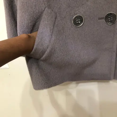 Elie Tahari New Becca Taupe Wool Cropped Jacket Coat Gray Women's Size 6