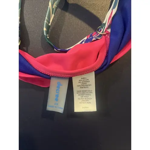 Decree Women’s NWT Tropical Print Tankini Top Beach Vacation Summer Size 2X