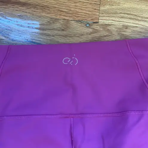 CALIA Pomegranate Punch POWER SCULPT Leggings Pink Size L