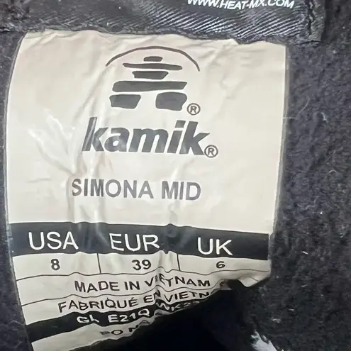 Kamik Simona Mid Women's Tan Boot Size 8 SKU#24485