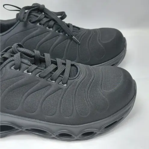 Larnmern Womens Steel Toe Safety Work Shoes Sneakers Size 7 Black Grunge Outdoor