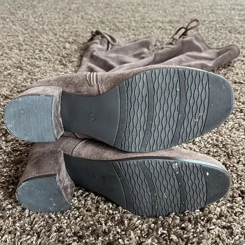 Dream Paris Dream Pairs Laurence Chunky Heel Thigh High Boots