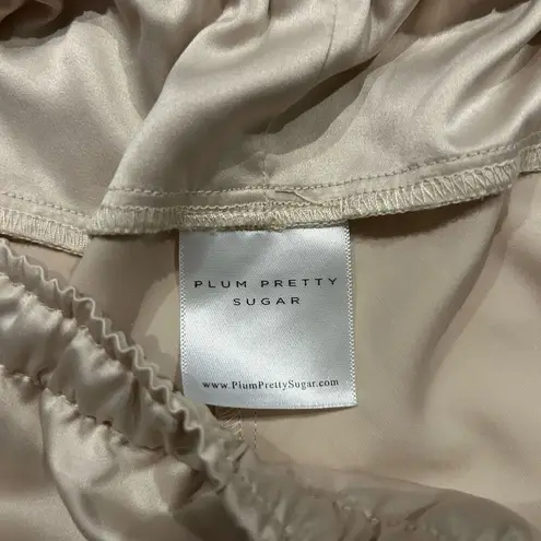 Plum Pretty Sugar Anthropologie flare pajamas bottoms size js unknow measurement Size M - Image 3