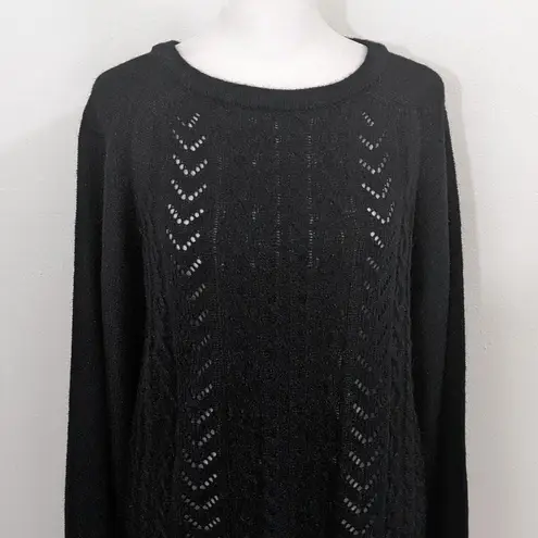 Lissy Black Sweater Size Small NWT Black Shimmer Sweater