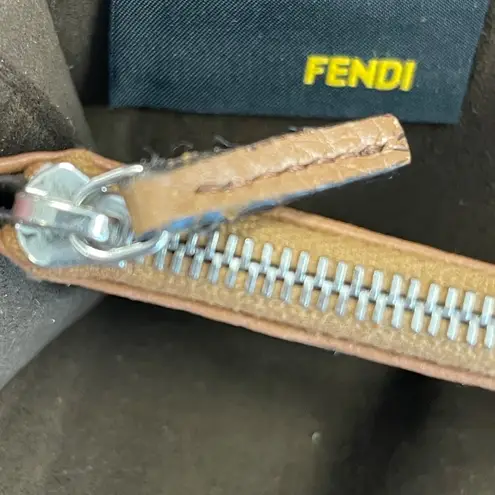 Fendi  Selleria Leather Peekaboo Long Wallet  - Brown - Preowned