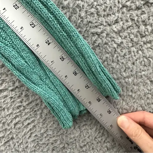 Vintage Lauren Ralph Lauren Silk Linen Knit Sweater Ribbed Preppy Y2K Women' S Green