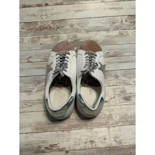 Vintage Havana Sneakers Size 11 White Star Leather Fashion Shoes