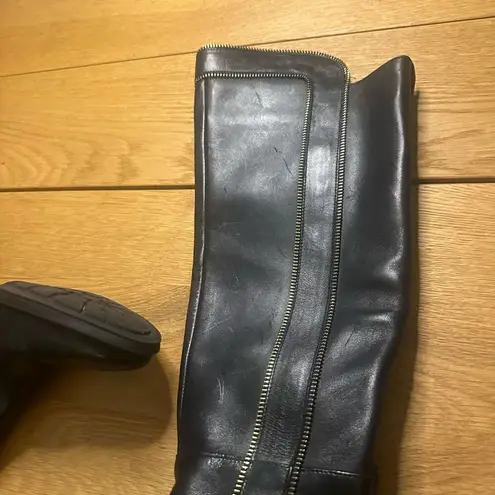 Karl Lagerfeld Paris Riding Boot leather Mimi 6.5 black