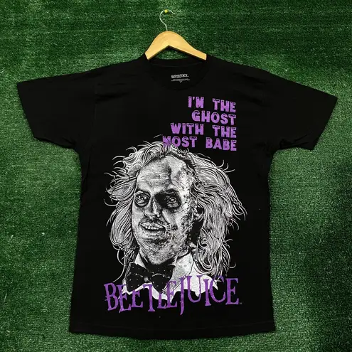 Tim Burton's Beetlejuice I'm The Ghost With The Most T-Shirt Size Large
