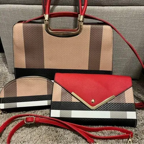 3 Piece Handbag, Purse & Wallet Set NWOT - Image 1