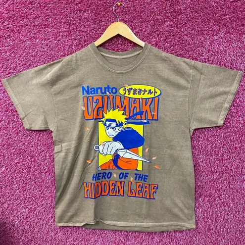 Naruto Uzumaki Hero Of The Hidden Leaf Anime T-Shirt XL