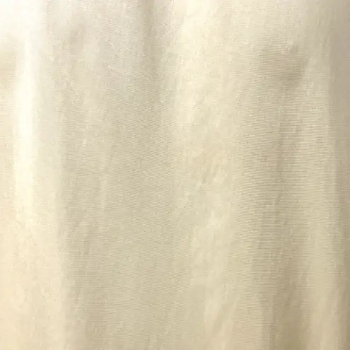 Vintage Lorraine Half Slip Skirt Size Tall Medium Ivory Trim A Length USA Made