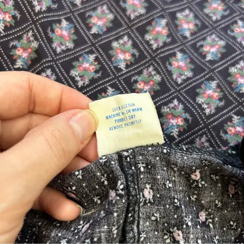 Vintage Cottage Dress Womens Small Prairie Modest Country Boho Trad Wife Costume Blue