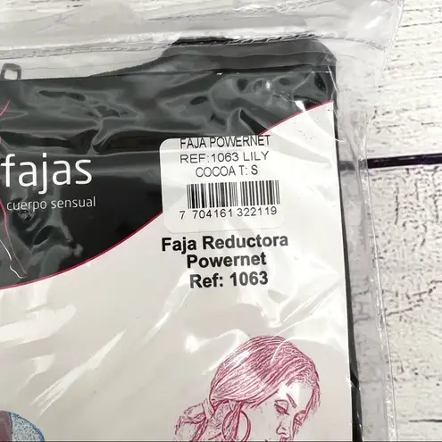 Lily Colombian Faja Body Shaper Girdle Waist Trainer Bodysuit Black Size S