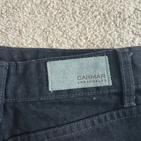 Carmar Black Lace Top Neon Skirt Black Lace Up Mini Preppy Womens Size 25