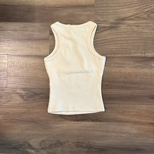 Petal and Pup  Cream Tank Top