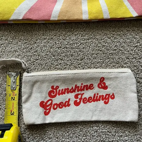 Eccolo Hello Sunshine Tote With Pouch Orange