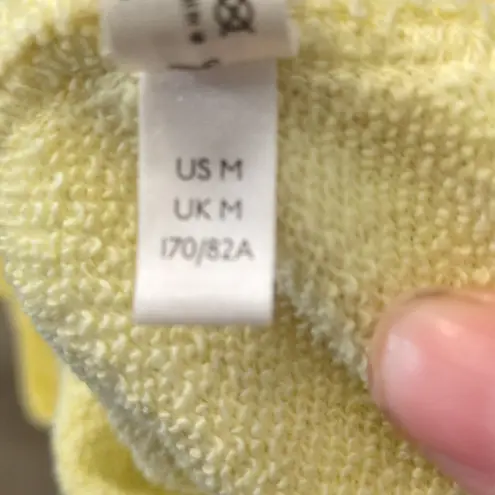 Free People  starfruit yellow terry cloth shorts size medium