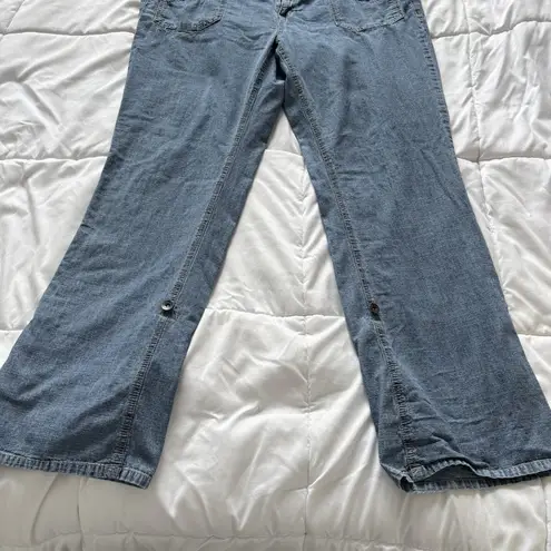 Vintage 90s Y2K Freestyle Low Rise Baggy Denim Jeans Womens Size 20 Grunge Indie Blue