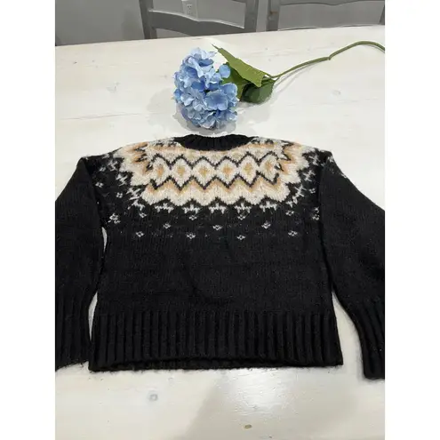 Heartloom Fair Isle Sweater Pullover Knit Winter Warm Cozy Small