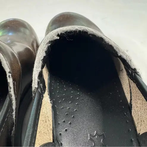 Dansko Professional Leather Brown Clog Size 41 EU 10.5-11 Slip On Ortho Classic