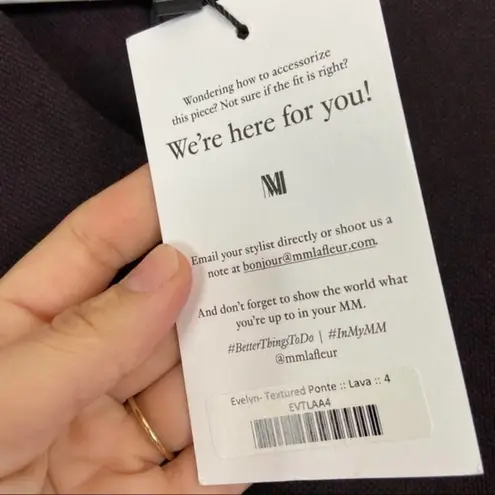 MM.LaFleur M.M. Lafleur The Evelyn Dress Textured Ponte Dress