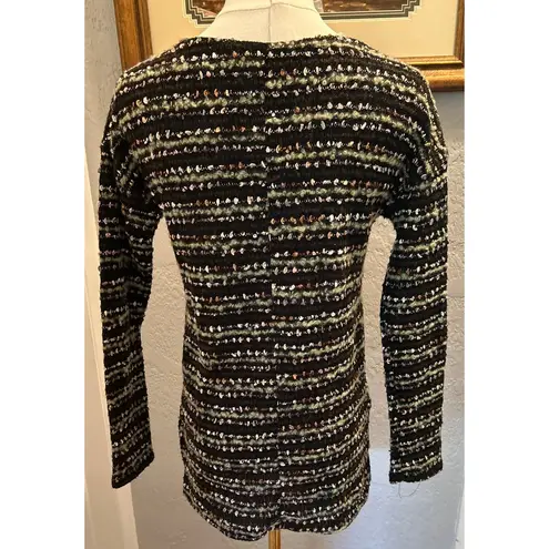 Vintage Havana Havana Mixed Textiles VTG Sweater L Multicolor Hi/Low Retro Goth Preppy Corpcore