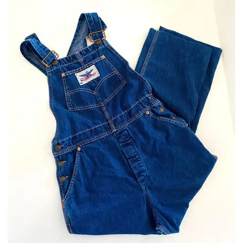 Levis Rare Vintage SF 207 Orange Tab Denim Blue Jeans Overalls Sz 12